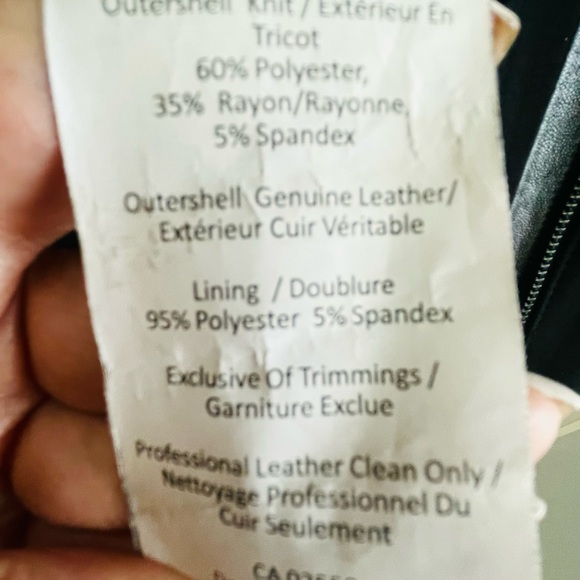 Danier Leather and Fabric Jacket - Picture 11 of 11